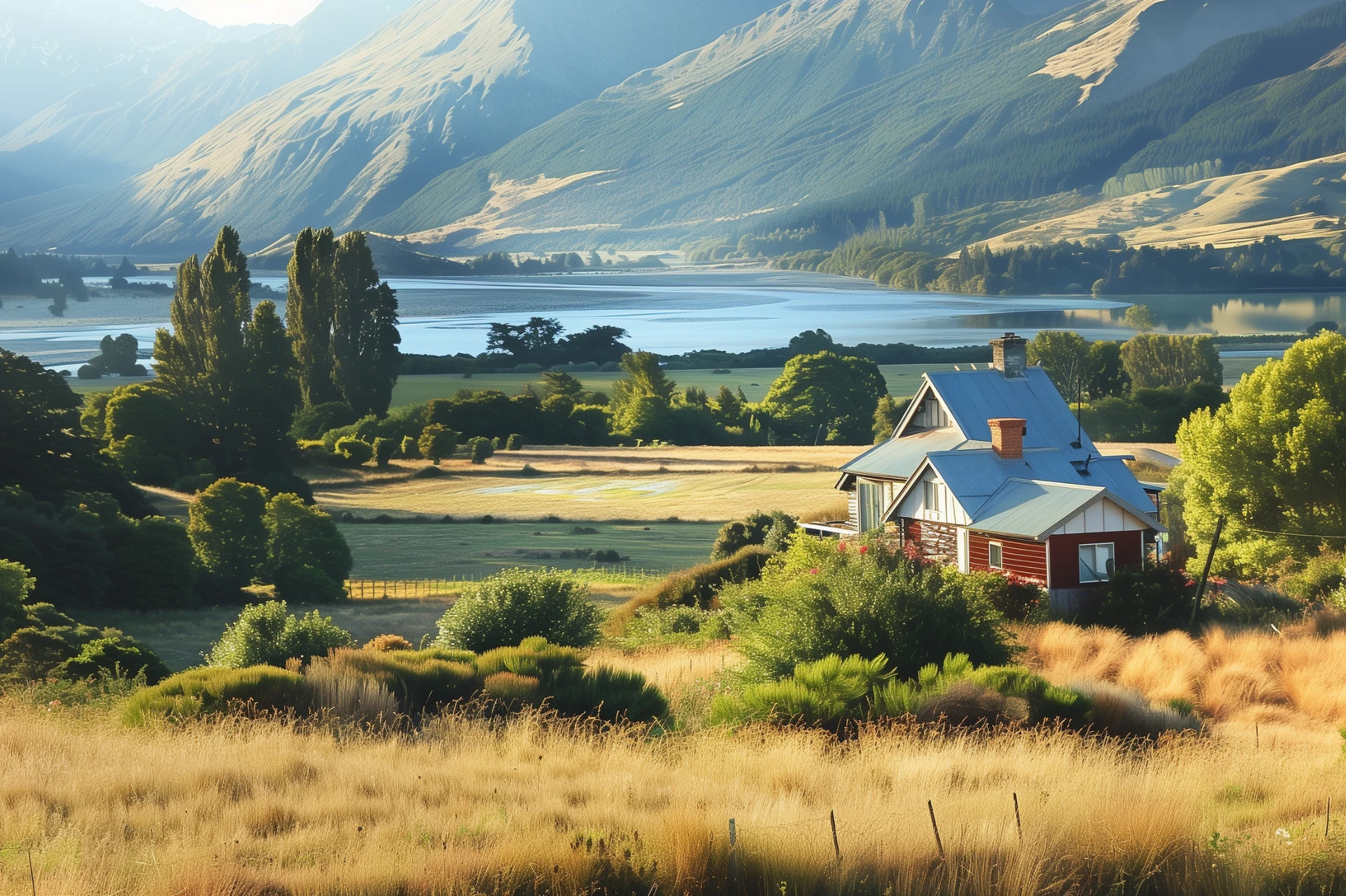 A house in the middle of nowhere